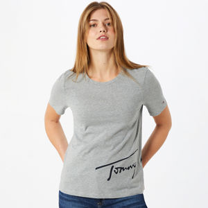 Tommy Hilfiger dámské šedé tričko - M (PKH)
